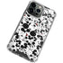 Disney Mickey Mouse Face Pattern iPhone 14 Pro Clear Case